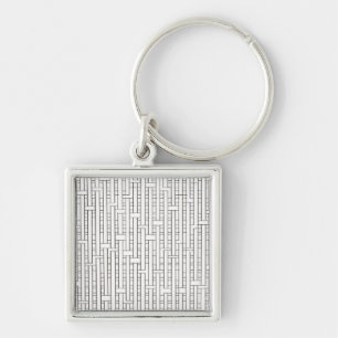 Chaveiro Rede Industrial - Balhaus Minimalista Moderno