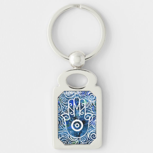 Chaveiro Redemoinhos Hamsa (Frente)