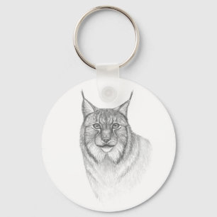 Chaveiro redondo do lince