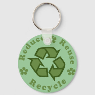 Chaveiro Reduza o reciclar reusar