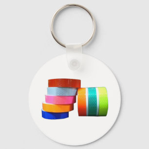 Chaveiro Refletores reflexivos da fita da etiqueta do PVC