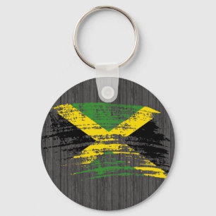 Chaveiro Refrigere o design jamaicano da bandeira
