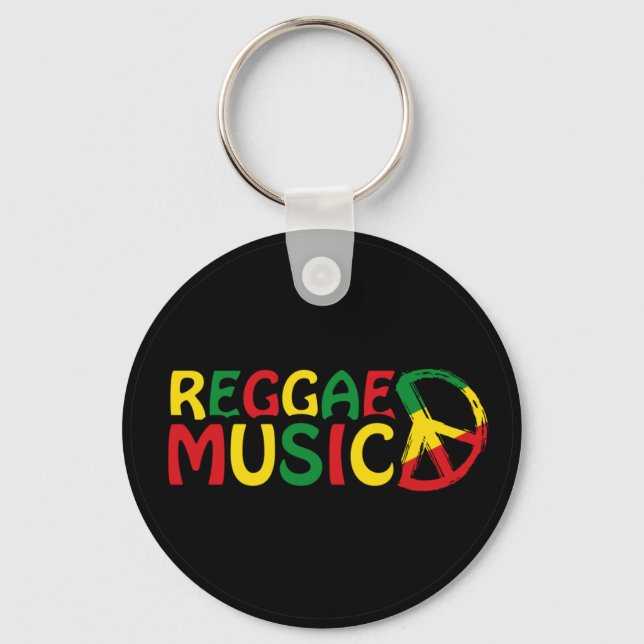 Chaveiro Reggae Music design, reggae art (Frente)