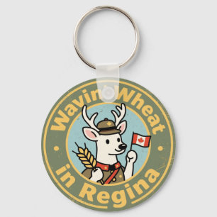 Chaveiro Regina SK Uniforme Marrom Vintage