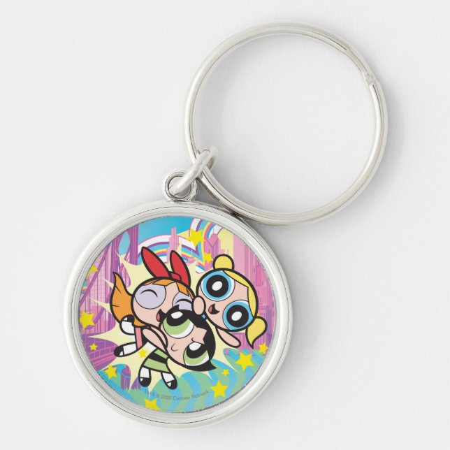 Chaveiro Regra de Raparigas Powerpuff (Frente)