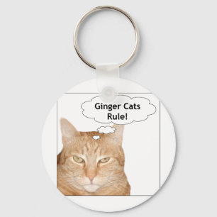 Chaveiro Regra dos gatos do gengibre!