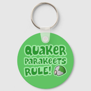 Chaveiro Regra dos Parakeets do quacre