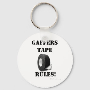 Chaveiro Regras da fita dos Gaffers
