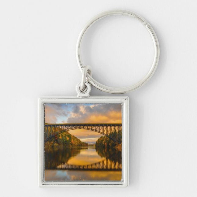 Chaveiro Rei francês Ponte na queda (Frente)