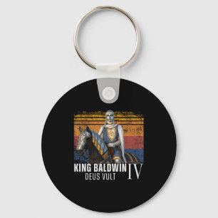 Chaveiro Rei Máscara de Prata Baldwin Iv Máscara Dourada Me