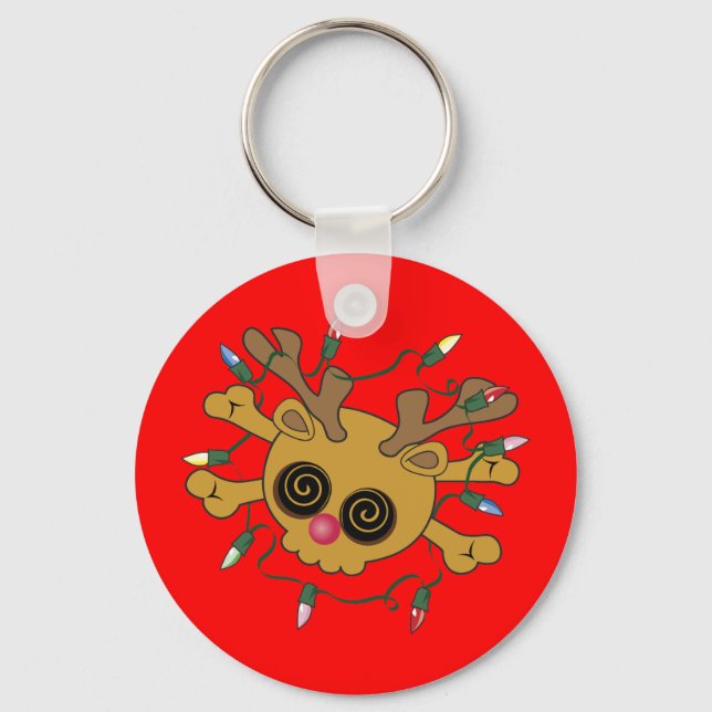 Chaveiro Reindeer Skull (Frente)