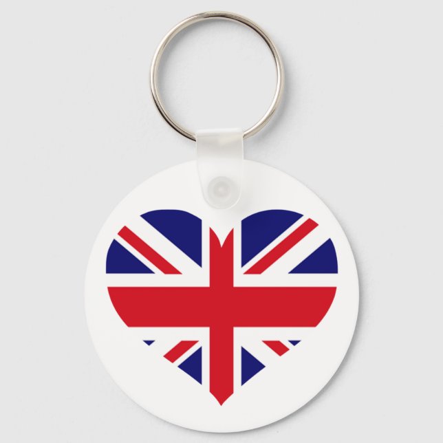 Chaveiro Reino Unido Union Jack (Frente)