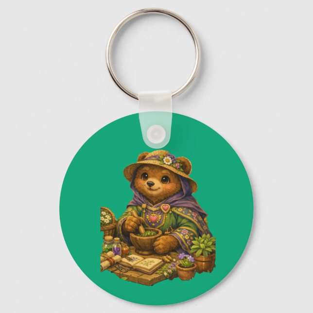 Chaveiro Reino Urso herbalista (Frente)