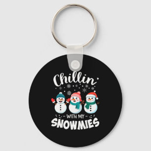 Chaveiro Relaxando Com Meus Snowmies Professor de Boneco de