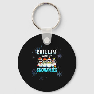 Chaveiro Relaxando Com Minhas Mulheres Snowmie Natal Boneco