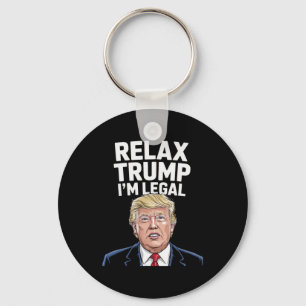 Chaveiro Relaxe Trump Eu Sou Legal Americano Engraçado