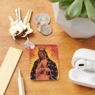 Chaveiro Religião Vintage Virgem Maria Nossa Senhora de Gua