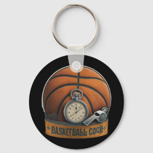 Chaveiro Relógio de Apito do Treinador de Basquete