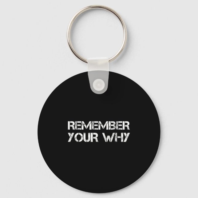 Chaveiro Remember Your Why  (Frente)