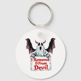 Chaveiro Removi D do Diabo - Fantasia Escura Gótica