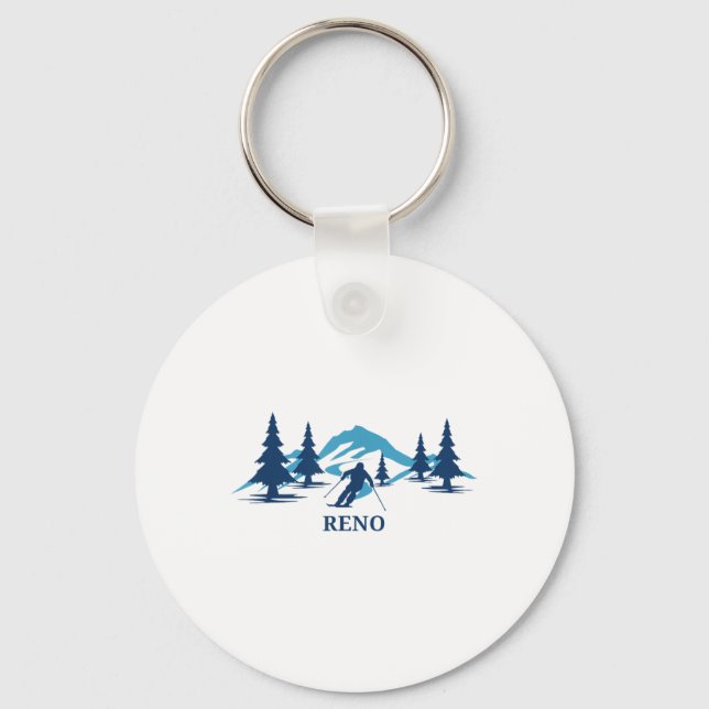 Chaveiro Reno Nevada Ski Resort Skiier _1 (Frente)