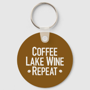 Chaveiro Repetição de Vinho no Lago Café