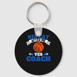 Chaveiro Repita Depois de Mim Sim Treinador Basquete - Azul