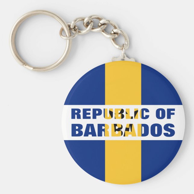 CHAVEIRO REPÚBLICA DE BARBADOS (Frente)
