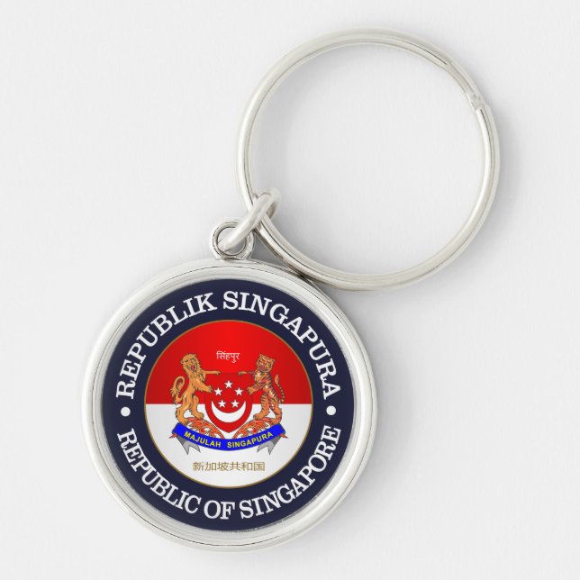 Chaveiro República de Singapura (Frente)