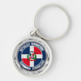 Chaveiro República Dominicana Redonda Emblem