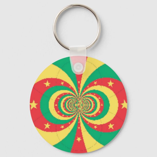 Chaveiro République du Cameroun, estrela de cinco pontas (Frente)