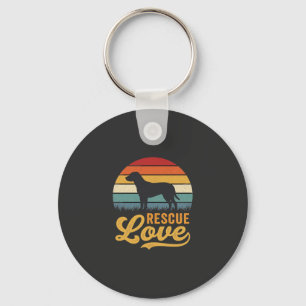 Chaveiro Rescue Love Retro Dog Sunset_1
