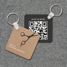 Reserva de Consulta com QR Code Mínimo para Salão