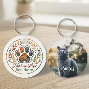 Chaveiro Resgate e Cuidados com Animais de Impressão de Pat
