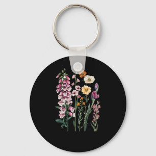 Chaveiro Resista Floral Sutil Protesto Vintage Dedaleira Da