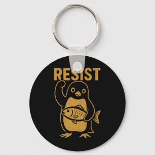 Chaveiro Resista Rebelião do Pinguim Resistência Protesto C