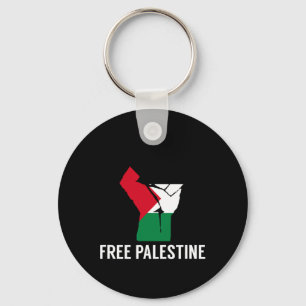 Chaveiro Resistência à bandeira da Palestina - Liberdade na