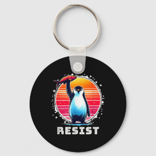 Chaveiro Resistência à Camisa Engraçado Resiste Pinguins Pr