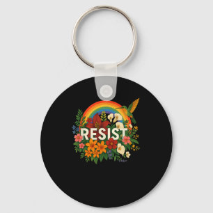 Chaveiro Resistência a Protesto Político Anti-Trump Orgulho