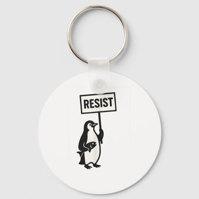 Chaveiro Resistência ao Ativismo do Pinguim (Frente)