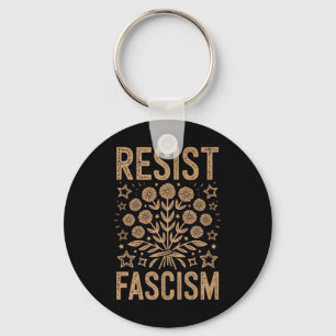 Chaveiro Resistência ao fascismo Protesto Trump Premium _1