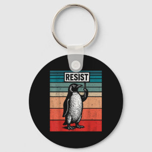 Chaveiro Resistência Aos Pinguins Contra Tarifas De Tremor 
