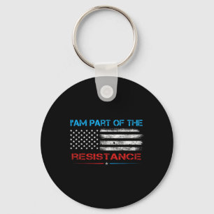 Chaveiro Resistir Eu Faço Parte Da Resistência Anti-Trump P