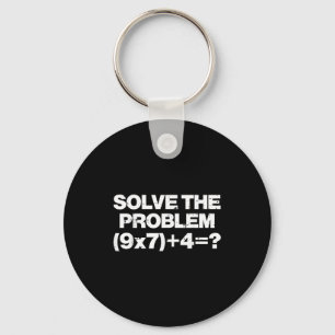 Chaveiro Resolva O Problema Matemática 67 Meme 6 7 Fantasia