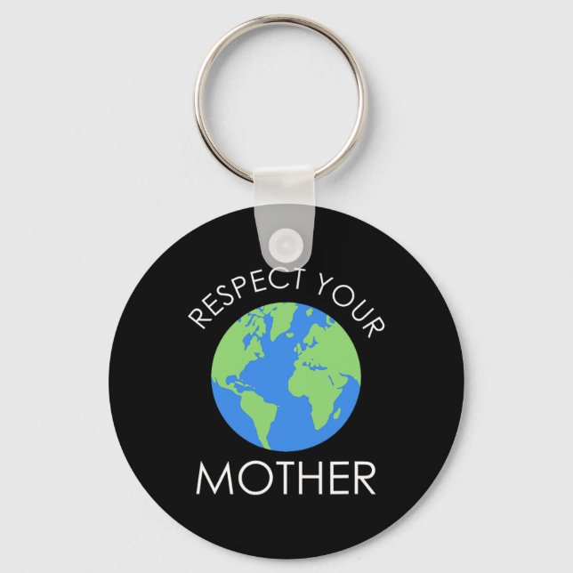 Chaveiro Respeite Sua Mãe Salve Nosso Presente No Dia Da Te (Frente)