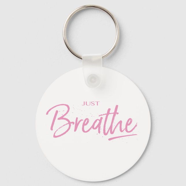 Chaveiro Respire, Yoga, Zen Cote (Frente)