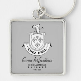 Chaveiro Restaurante Francês Chez Paul, Chicago, 1945-1964