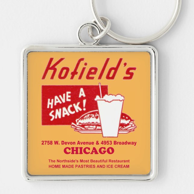 Chaveiro Restaurante Kofield, Chicago (Frente)