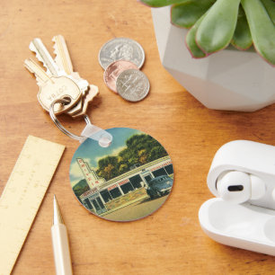 Chaveiro Restaurante Vintage, Lanchonete Drive In dos anos 