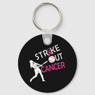 Chaveiro Retirar o Cancer de Mama Baseball Combater a Consc